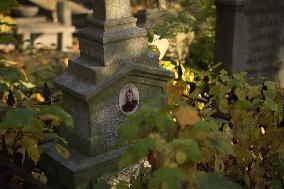 The Evangelical Augsburg Cemetery Seen In Warsaw