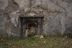 The Evangelical Augsburg Cemetery Seen In Warsaw