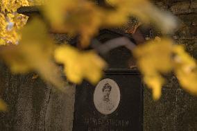 The Evangelical Augsburg Cemetery Seen In Warsaw