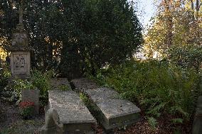 The Evangelical Augsburg Cemetery Seen In Warsaw