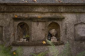 The Evangelical Augsburg Cemetery Seen In Warsaw