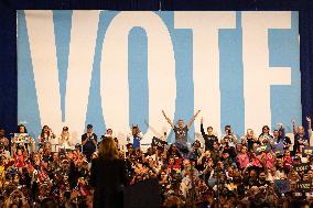 Vice President Kamala Harris Campaigns In Harrisburg, Pennsylvania