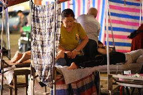 Open-air Massage Night Market for The Blind