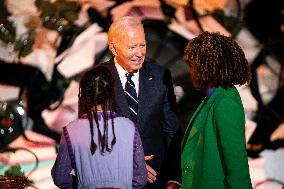 President Biden and First Lady Jill Biden Host Trick-or-Treat Event on the South Lawn