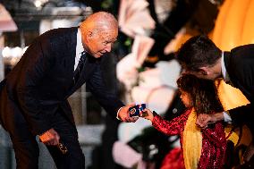 President Biden and First Lady Jill Biden Host Trick-or-Treat Event on the South Lawn