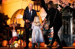 President Biden and First Lady Jill Biden Host Trick-or-Treat Event on the South Lawn