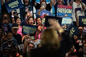 Kamala Harris holds get out the vote rally in Harrisburg, PA