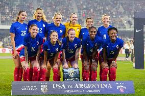 CALCIO - Amichevole - USA Women vs Argentina Women