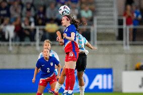 CALCIO - Amichevole - USA Women vs Argentina Women