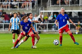 CALCIO - Amichevole - USA Women vs Argentina Women