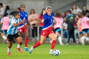 CALCIO - Amichevole - USA Women vs Argentina Women