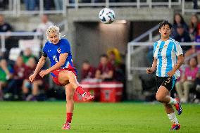 CALCIO - Amichevole - USA Women vs Argentina Women