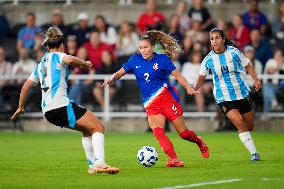 CALCIO - Amichevole - USA Women vs Argentina Women