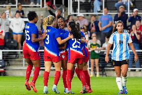 CALCIO - Amichevole - USA Women vs Argentina Women