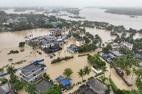 Hainan Flood Evacuation - China