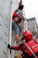 Hainan Flood Evacuation - China