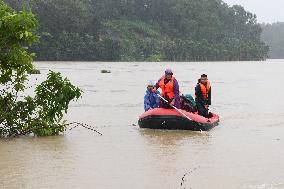 Hainan Flood Evacuation - China