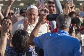 Pope Francis Wednesday Audience - Vatican