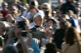 Pope Francis Wednesday Audience - Vatican