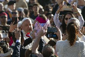 Pope Francis Wednesday Audience - Vatican