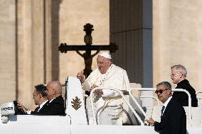 Pope Francis Wednesday Audience - Vatican