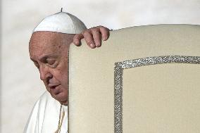 Pope Francis Wednesday Audience - Vatican