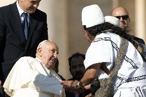 Pope Francis Wednesday Audience - Vatican