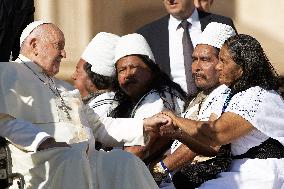 Pope Francis Wednesday Audience - Vatican