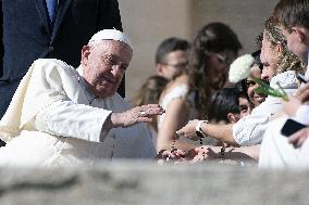 Pope Francis Wednesday Audience - Vatican