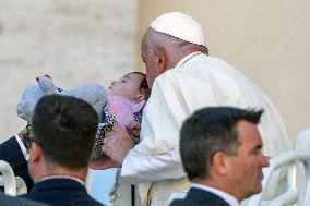 Pope Francis Wednesday Audience - Vatican