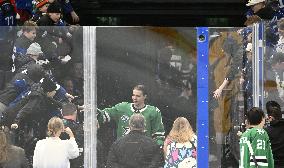 Teams practice prior to the NHL Global Series matches between Dallas Stars and Florida Panthers