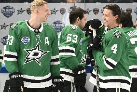 Teams practice prior to the NHL Global Series matches between Dallas Stars and Florida Panthers