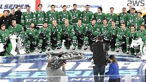 Teams practice prior to the NHL Global Series matches between Dallas Stars and Florida Panthers