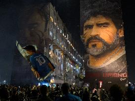 Maradona's Birthday, Celebrations At The Bronx In S Giovanni A Teduccio