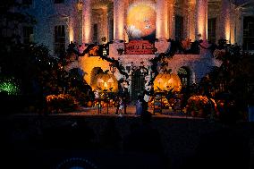 President Biden And First Lady Host Trick-Or-Treaters At The White House