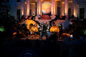 President Biden And First Lady Host Trick-Or-Treaters At The White House