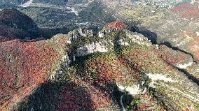 Autumn Scenery at Jiguan Mountain - China