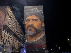 Maradona's Birthday, Celebrations At The Bronx In S Giovanni A Teduccio