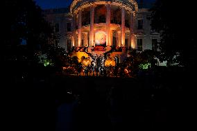 President Biden And First Lady Host Trick-Or-Treaters At The White House