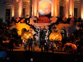 President Biden And First Lady Host Trick-Or-Treaters At The White House