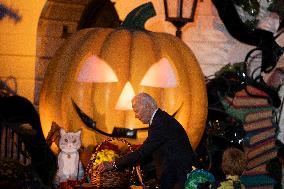 President Biden And First Lady Host Trick-Or-Treaters At The White House