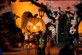 President Biden And First Lady Host Trick-Or-Treaters At The White House