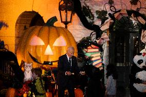 President Biden And First Lady Host Trick-Or-Treaters At The White House