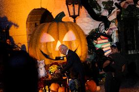 President Biden And First Lady Host Trick-Or-Treaters At The White House