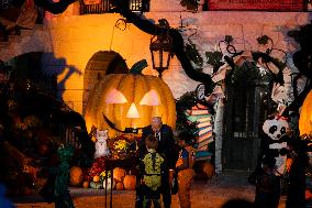 President Biden And First Lady Host Trick-Or-Treaters At The White House