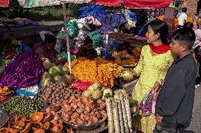 Tihar Festival Vibes In Nepal.