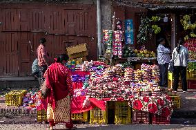 Tihar Festival Vibes In Nepal.