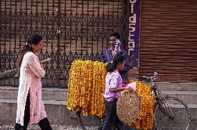 Tihar Festival Vibes In Nepal.