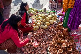 Tihar Festival Vibes In Nepal.