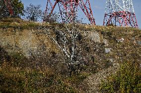 Khortytsia Island in autumn